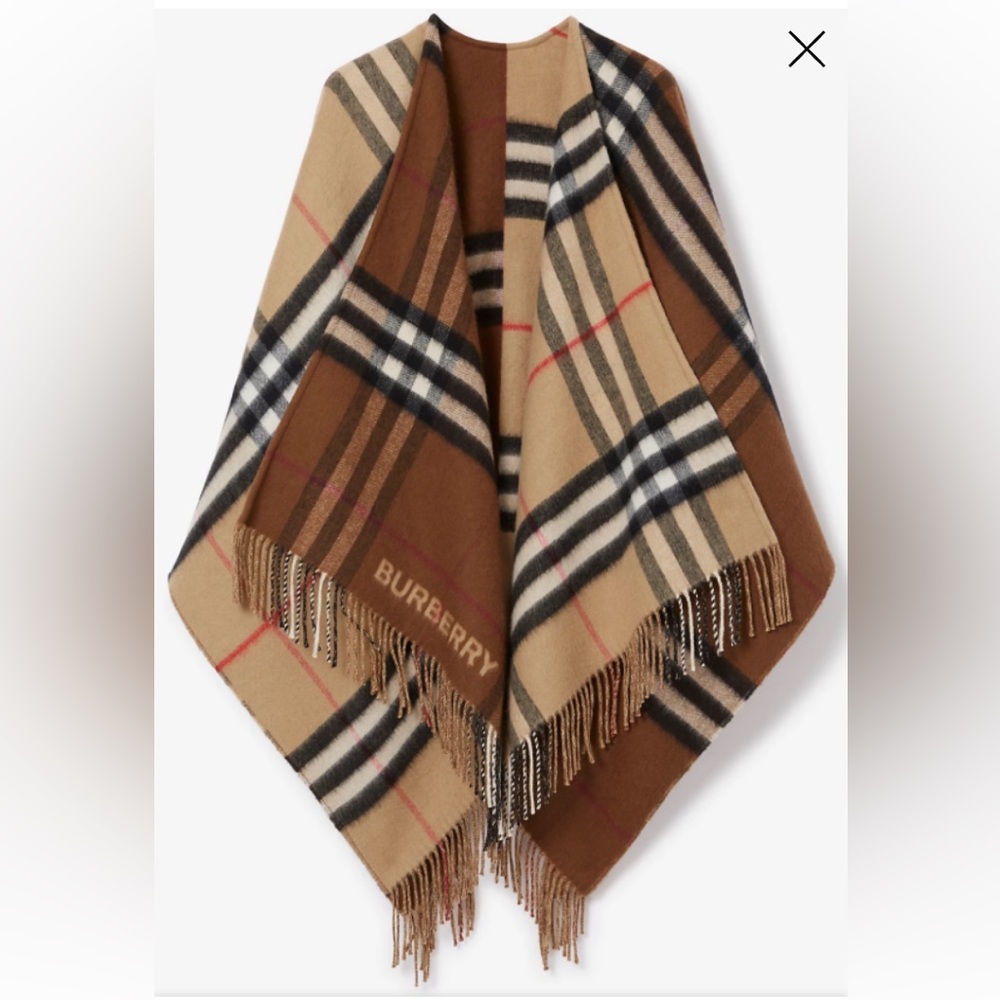 Burberry cape/ shawl